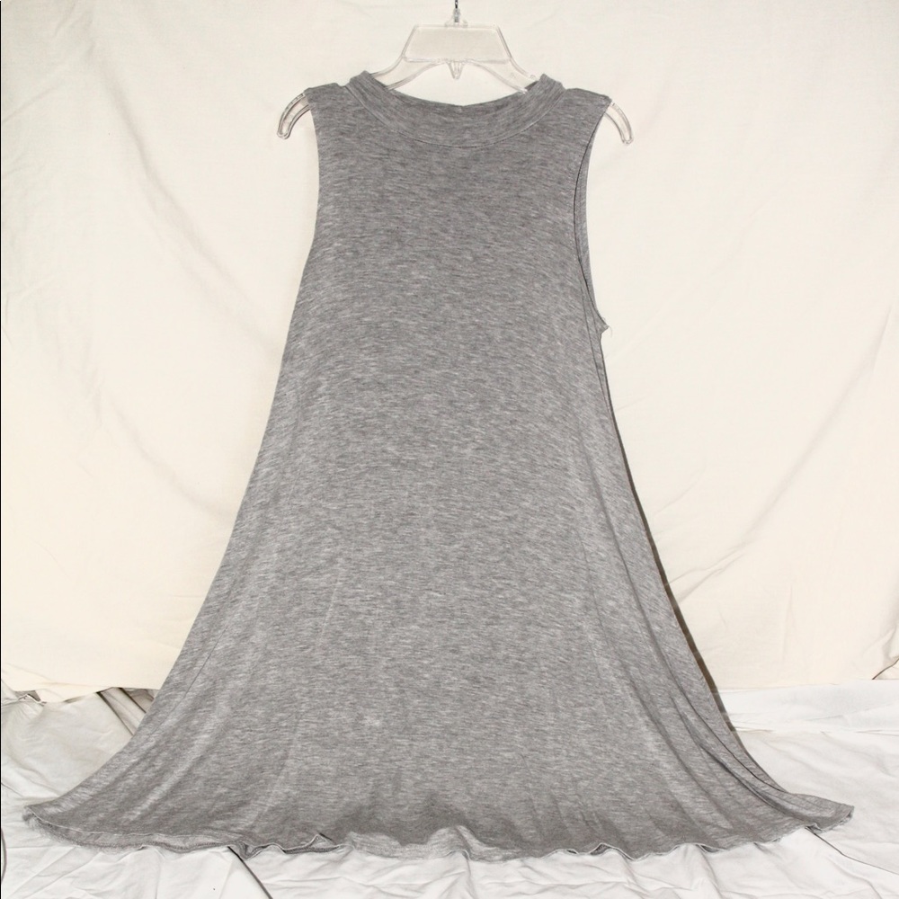 Light Grey Tank Top Dress